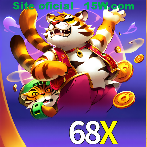 Imagem promocional da 68X mostrando a plataforma e suas vantagens